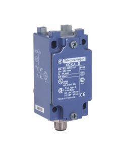 Korpus ZCKJ1D do łącznika XCKJ, styki 1NO+1NC migowe, metal, konektor M12 5 pin