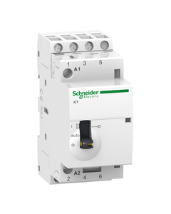 Stycznik modułowy iCT50r25-30-230, 25A, 3NO, cewka 220..240V 50/60 Hz, szerokość 2 moduły, sterowanie ręczne