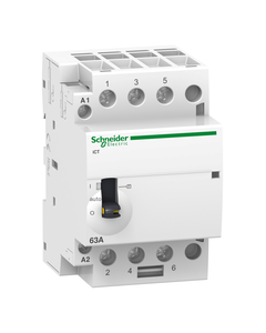 Stycznik modułowy iCT50r40-30-230, 40A, 3NO, cewka 220..240V 50/60 Hz, szerokość 3 moduły, sterowanie ręczne