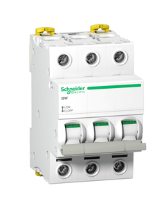 Rozłącznik modułowy iSW-100-3, 3NO 100A, 415V AC, dźwignia szara