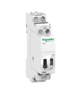 Przekaźnik bistabilny iTLc-16-10-24 ze sterowaniem centralnym, 1NO 16A, 24VAC/12VDC
